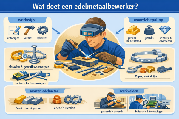 Wat doet een edelmetaalbewerker